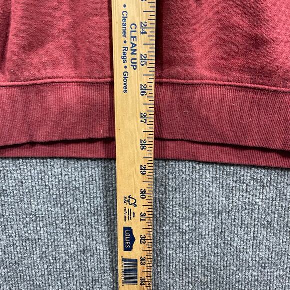 Columbia 1/2 Zip Hart Mountain II Pullover Men's XXL Red Comfort Fit Sweatshirt - Picture 6 of 9